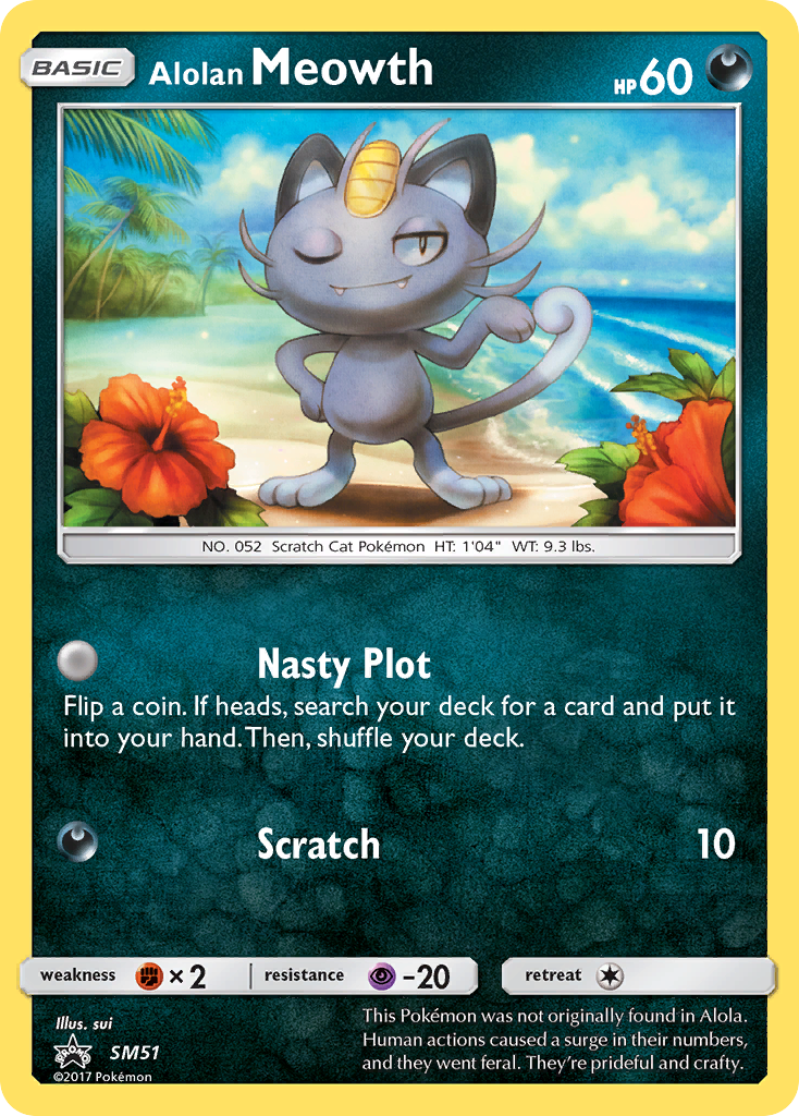 Alolan Meowth (SM51) [Sun & Moon: Black Star Promos] | Play N Trade Winnipeg