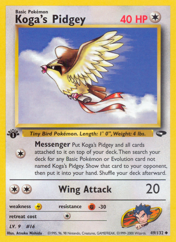 Koga's Pidgey (49/132) [Gym Challenge 1st Edition] | Play N Trade Winnipeg