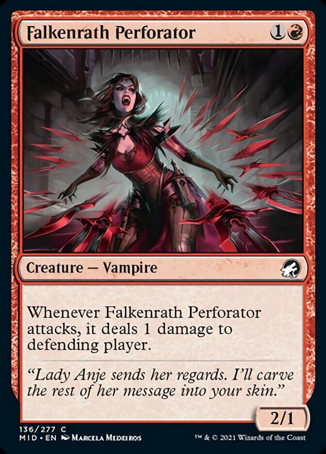 Falkenrath Perforator [Innistrad: Midnight Hunt] | Play N Trade Winnipeg