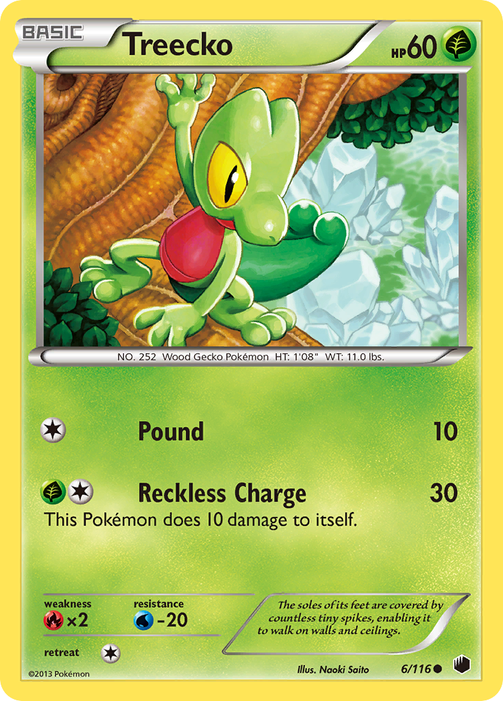 Treecko (6/116) [Black & White: Plasma Freeze] | Play N Trade Winnipeg