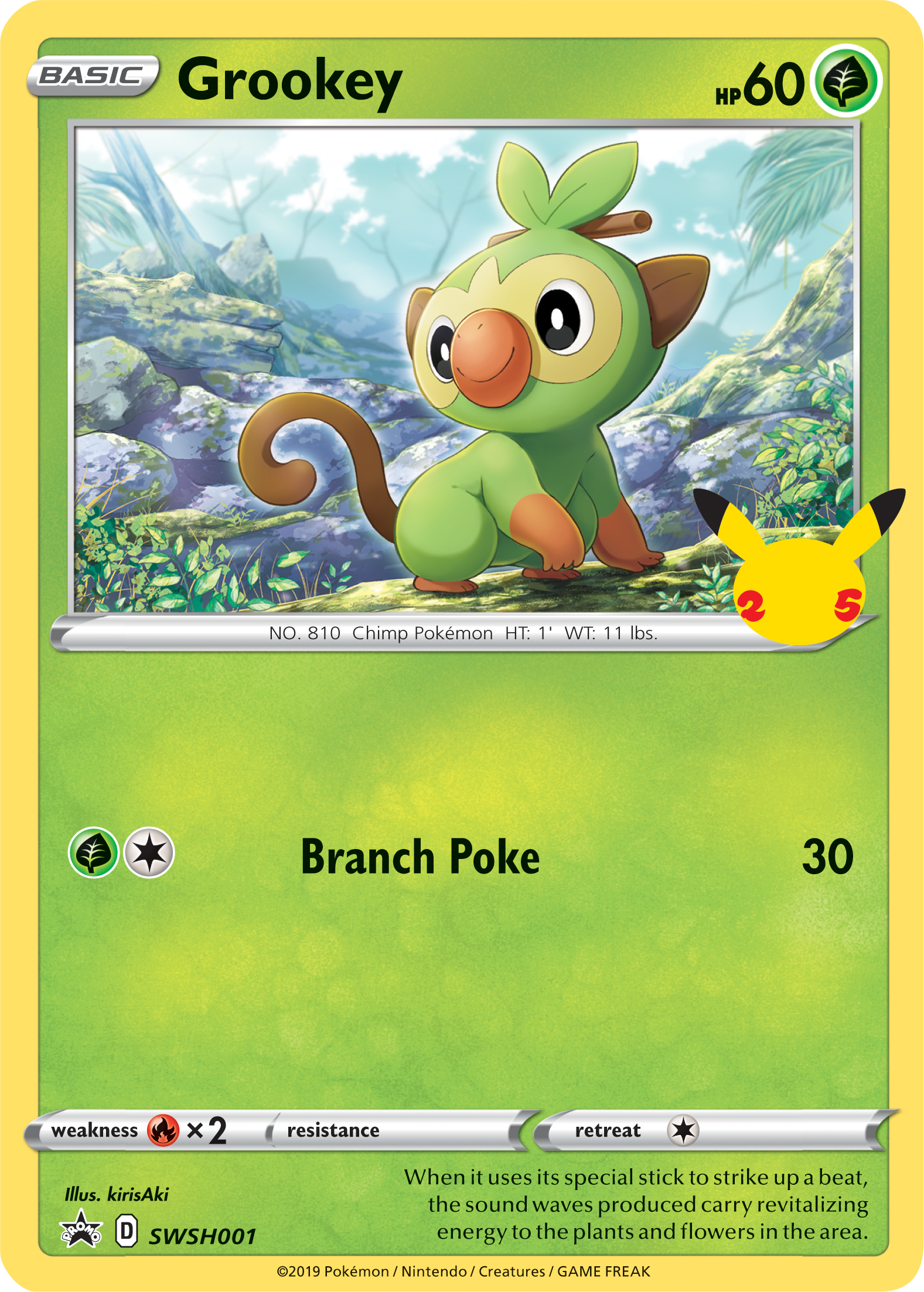 Grookey (SWSH001) [First Partner Pack] | Play N Trade Winnipeg