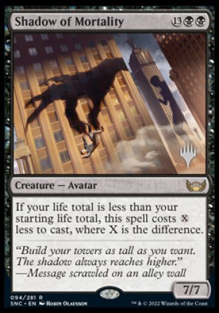 Shadow of Mortality (Promo Pack) [Streets of New Capenna Promos] | Play N Trade Winnipeg