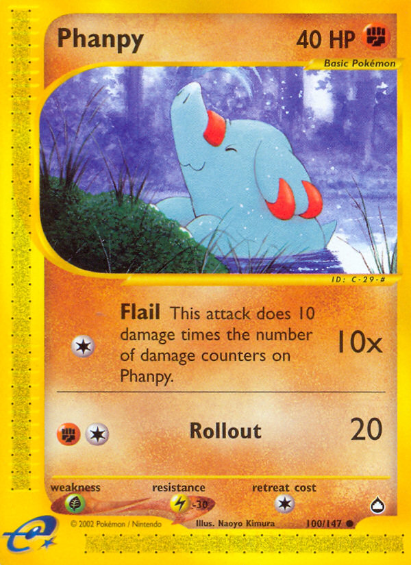 Phanpy (100/147) [Aquapolis] | Play N Trade Winnipeg