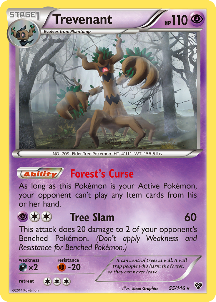 Trevenant (55/146) [XY: Base Set] | Play N Trade Winnipeg