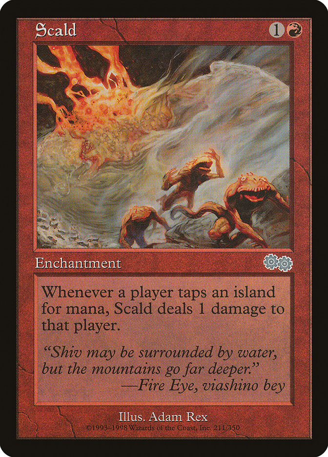 Scald [Urza's Saga] | Play N Trade Winnipeg