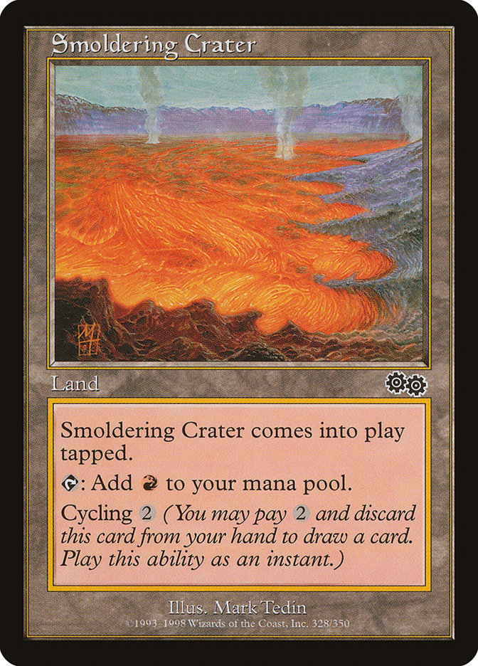 Smoldering Crater [Urza's Saga] | Play N Trade Winnipeg