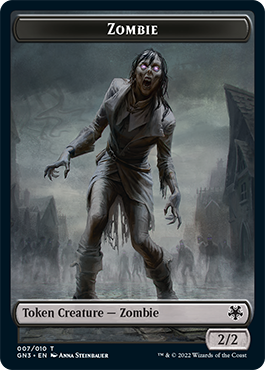Zombie // Angel Double-Sided Token [Game Night: Free-for-All Tokens] | Play N Trade Winnipeg