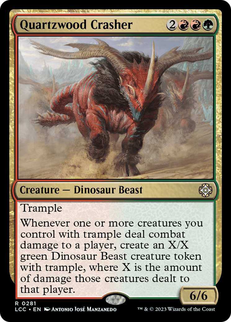 Quartzwood Crasher [The Lost Caverns of Ixalan Commander] | Play N Trade Winnipeg