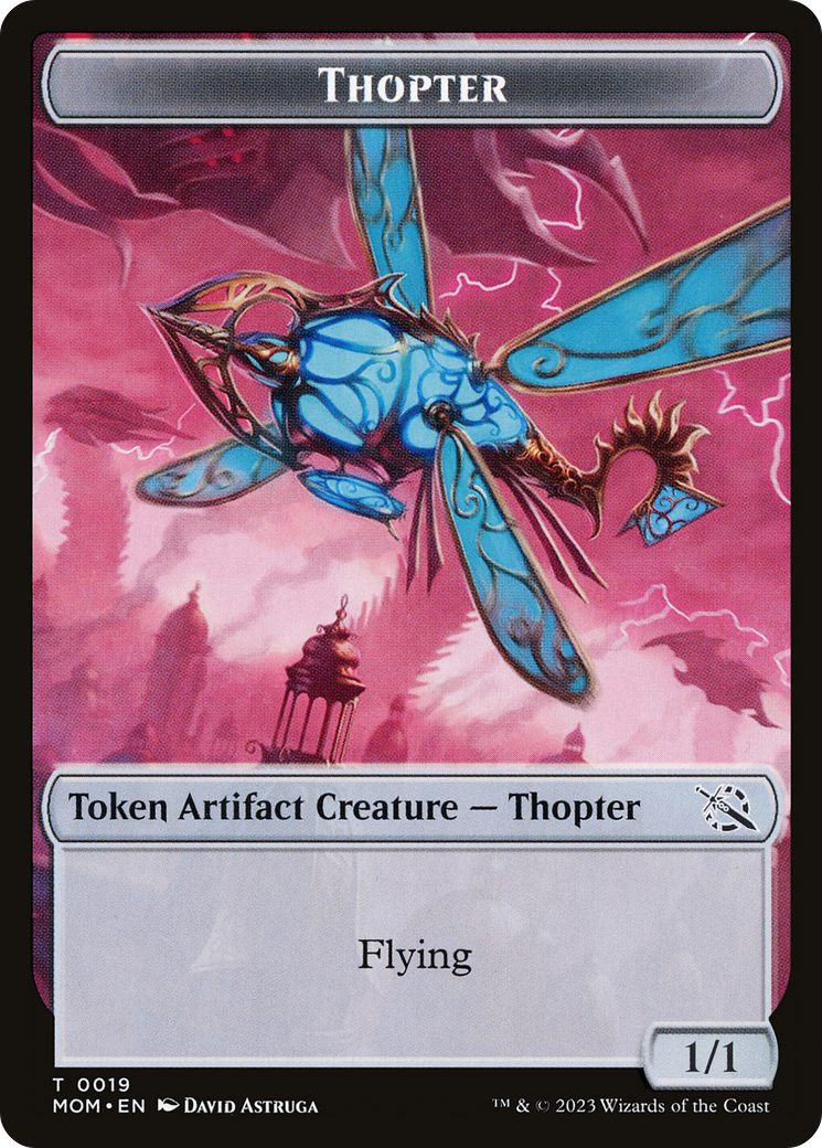 Soldier // Thopter Double-Sided Token [March of the Machine Tokens] | Play N Trade Winnipeg