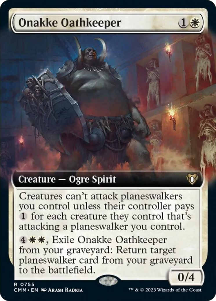 Onakke Oathkeeper (Extended Art) [Commander Masters] | Play N Trade Winnipeg