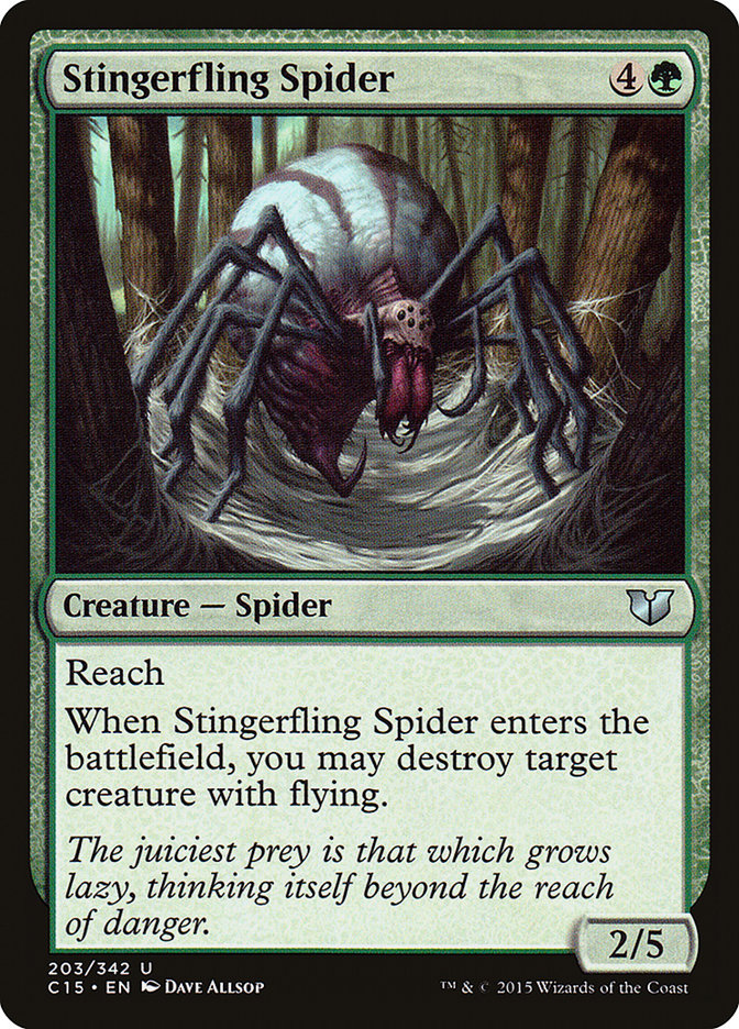 Stingerfling Spider [Commander 2015] | Play N Trade Winnipeg