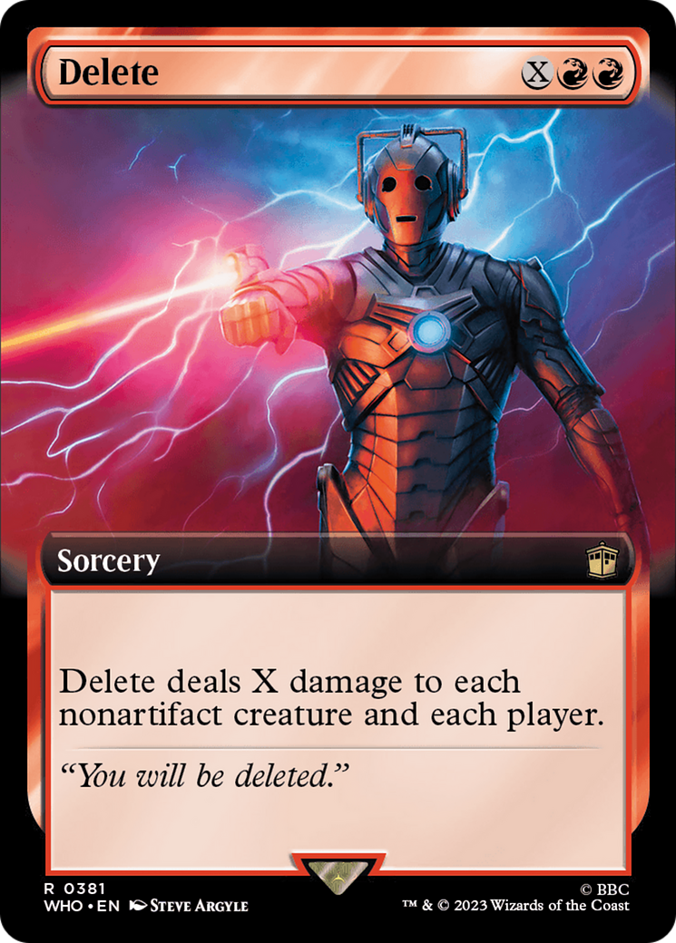 Delete (Extended Art) [Doctor Who] | Play N Trade Winnipeg