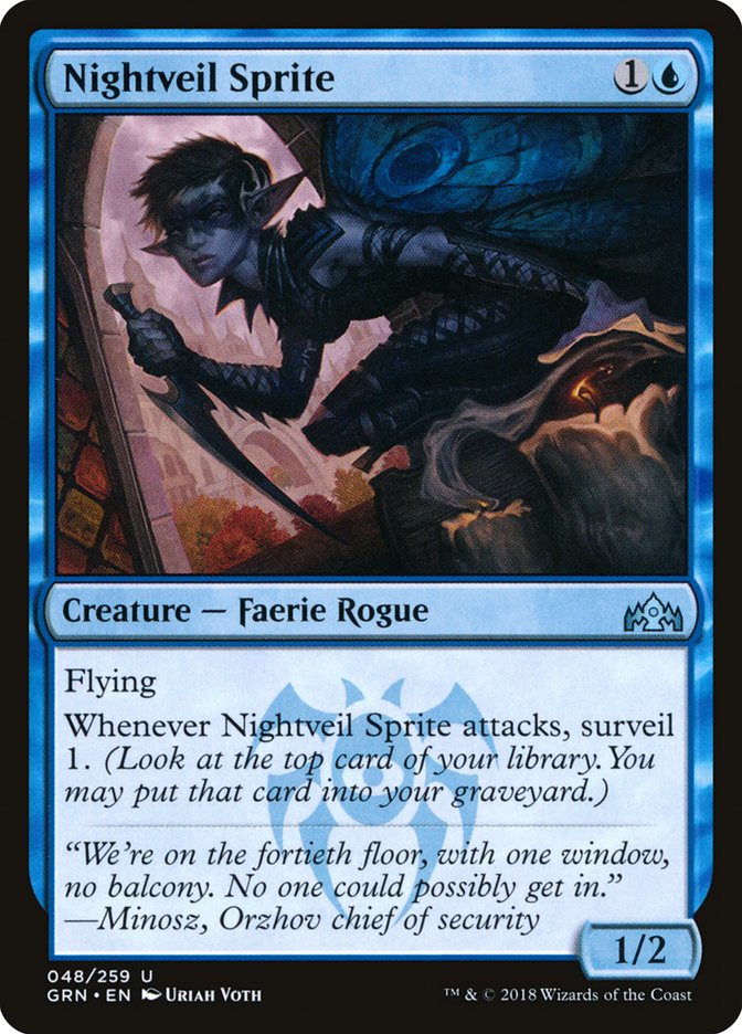 Nightveil Sprite [Guilds of Ravnica] | Play N Trade Winnipeg