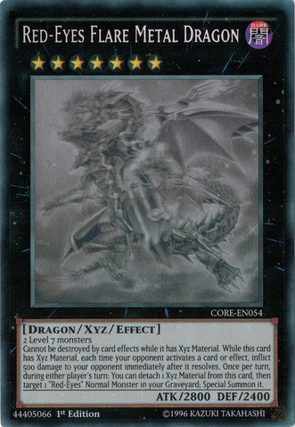 Red-Eyes Flare Metal Dragon [CORE-EN054] Ghost Rare | Play N Trade Winnipeg