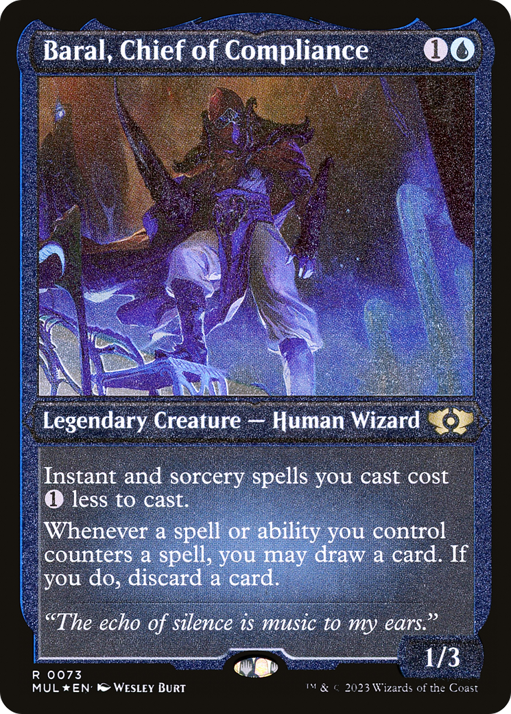 Baral, Chief of Compliance (Foil Etched) [Multiverse Legends] | Play N Trade Winnipeg