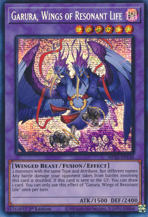 Garura, Wings of Resonant Life [MP23-EN148] Prismatic Secret Rare | Play N Trade Winnipeg