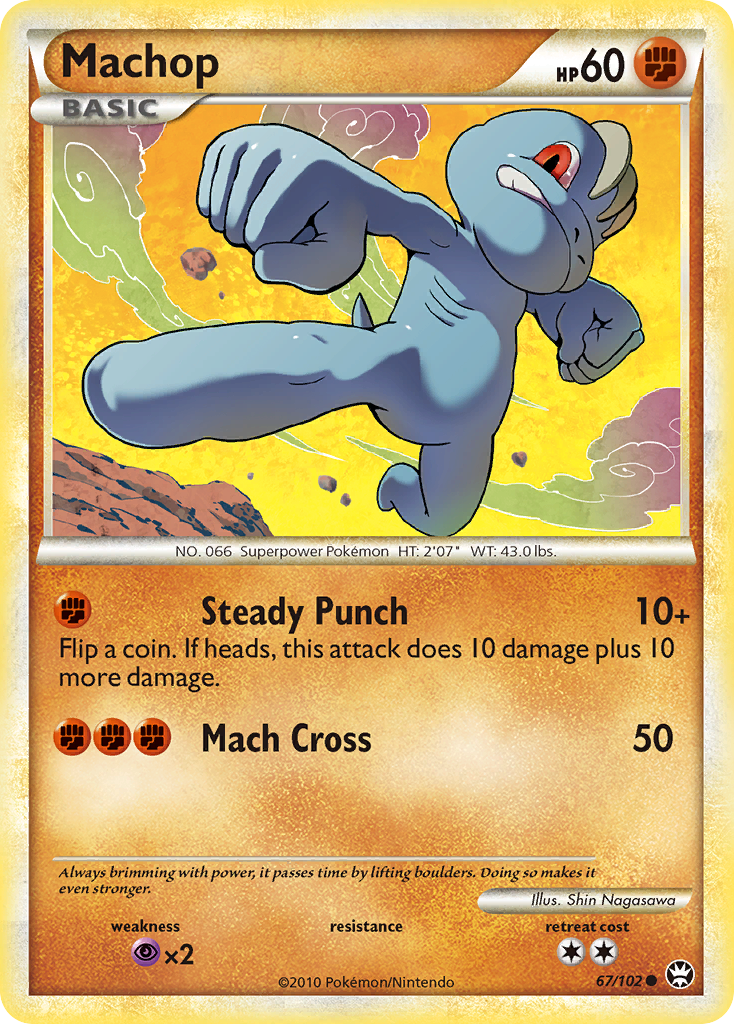 Machop (67/102) [HeartGold & SoulSilver: Triumphant] | Play N Trade Winnipeg