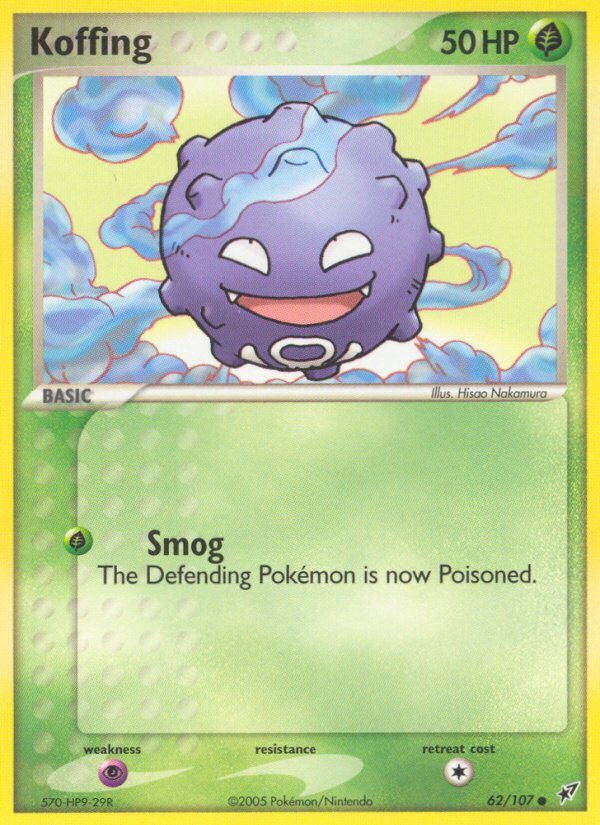 Koffing (62/107) [EX: Deoxys] | Play N Trade Winnipeg