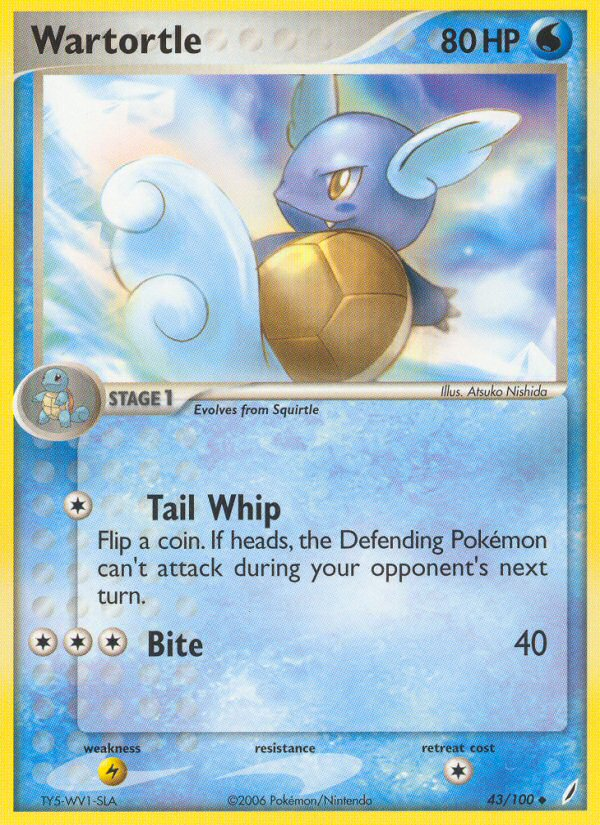 Wartortle (43/100) [EX: Crystal Guardians] | Play N Trade Winnipeg