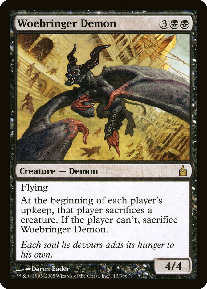 Woebringer Demon [Ravnica: City of Guilds] | Play N Trade Winnipeg