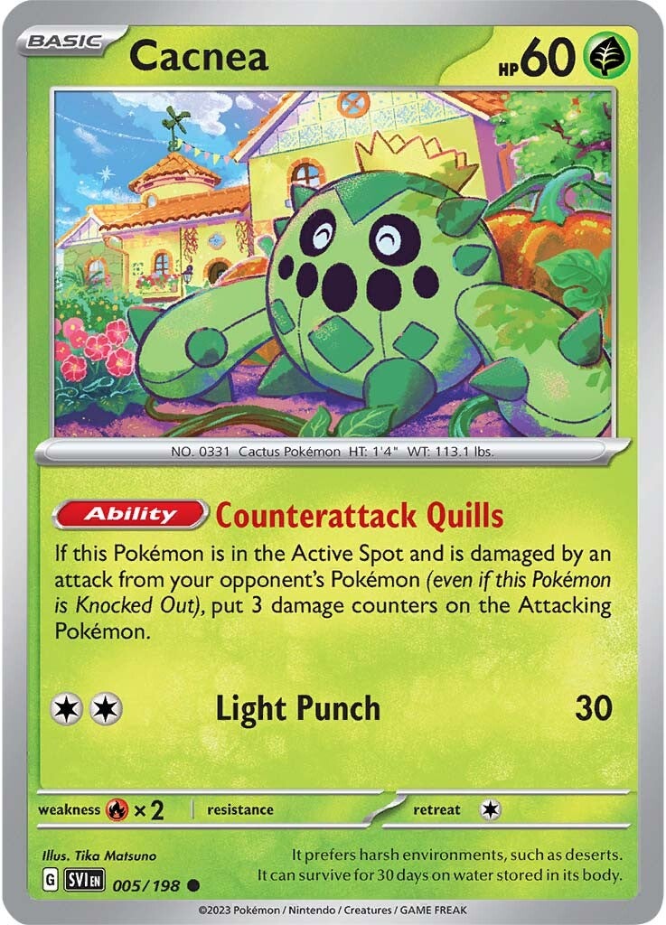 Cacnea (005/198) [Scarlet & Violet: Base Set] | Play N Trade Winnipeg