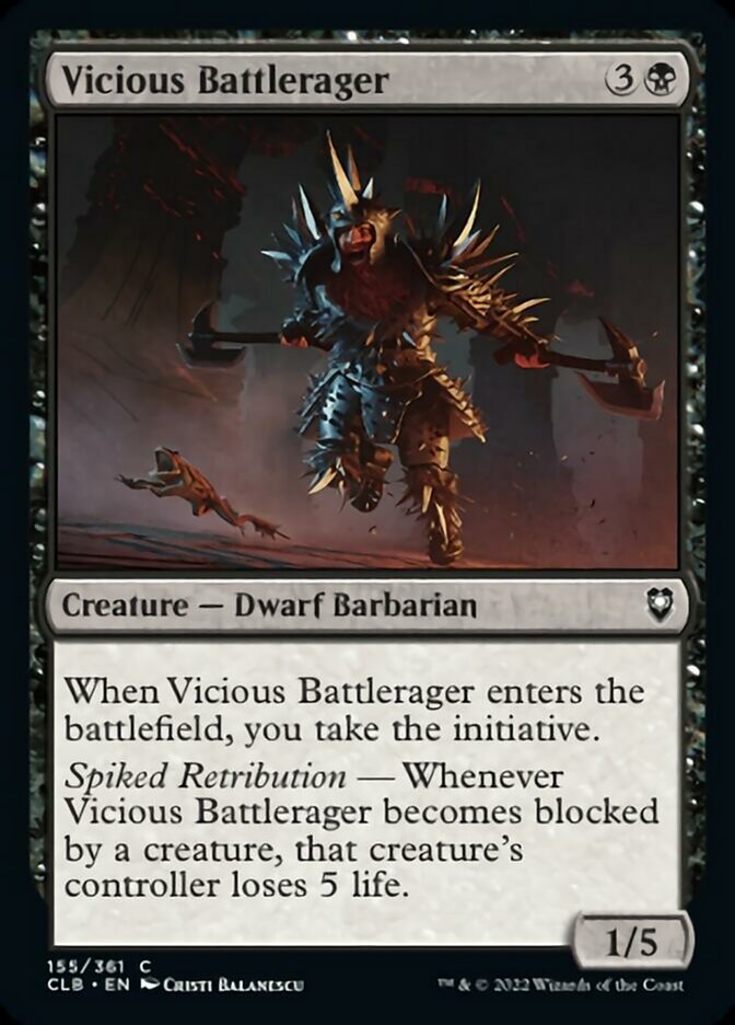 Vicious Battlerager [Commander Legends: Battle for Baldur's Gate] | Play N Trade Winnipeg