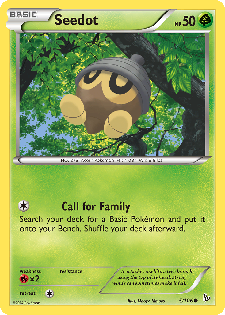 Seedot (5/106) [XY: Flashfire] | Play N Trade Winnipeg