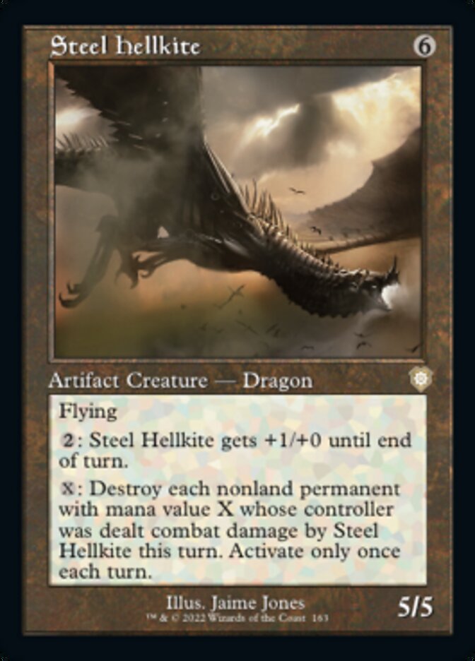 Steel Hellkite (Retro) [The Brothers' War Commander] | Play N Trade Winnipeg