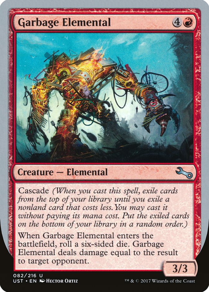 Garbage Elemental (3/3 Creature) [Unstable] | Play N Trade Winnipeg
