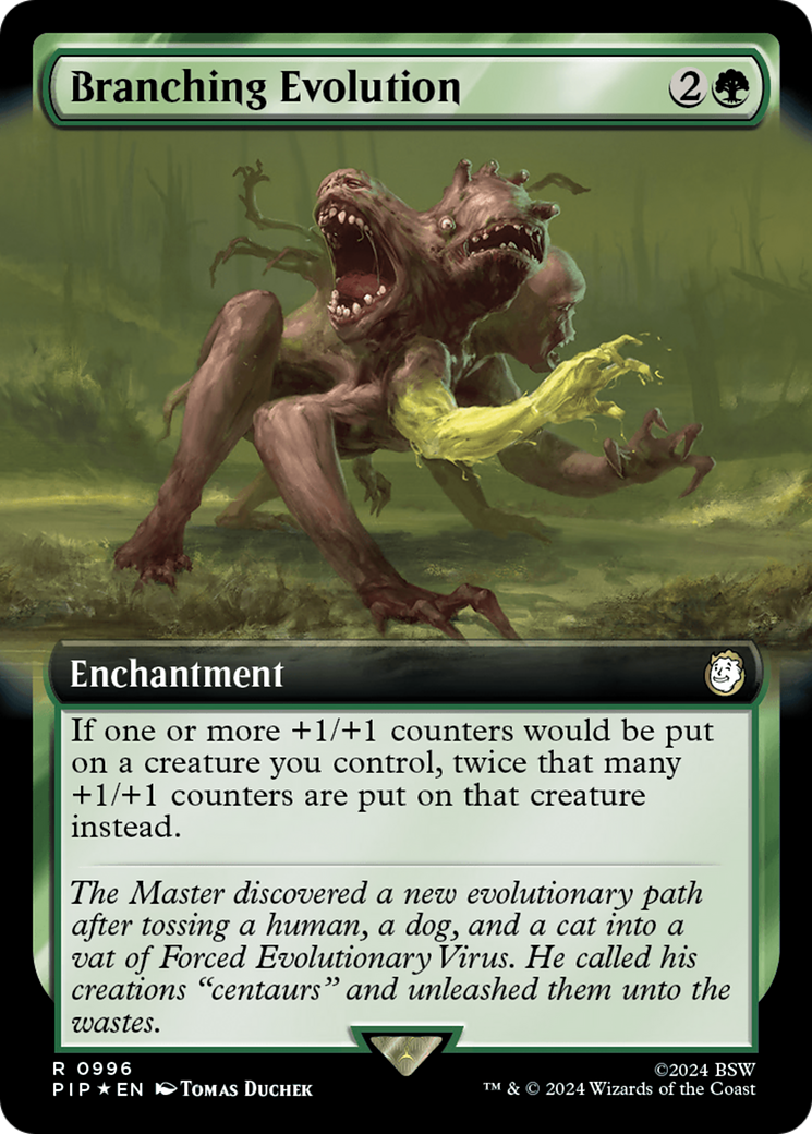 Branching Evolution (Extended Art) (Surge Foil) [Fallout] | Play N Trade Winnipeg