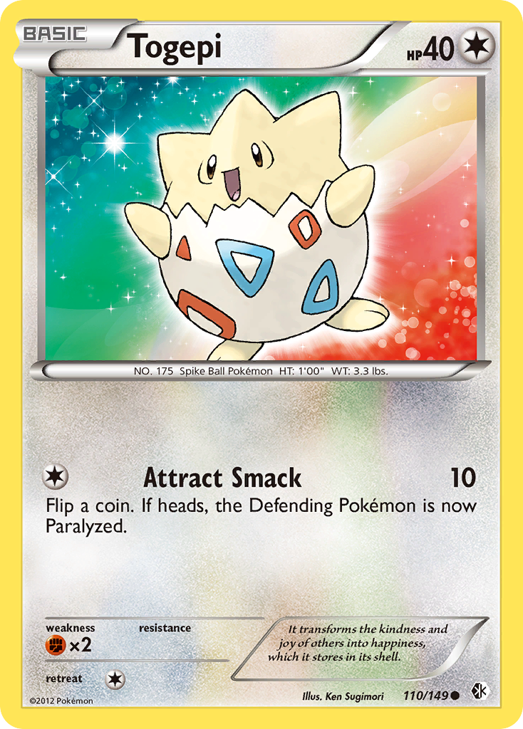 Togepi (110/149) [Black & White: Boundaries Crossed] | Play N Trade Winnipeg