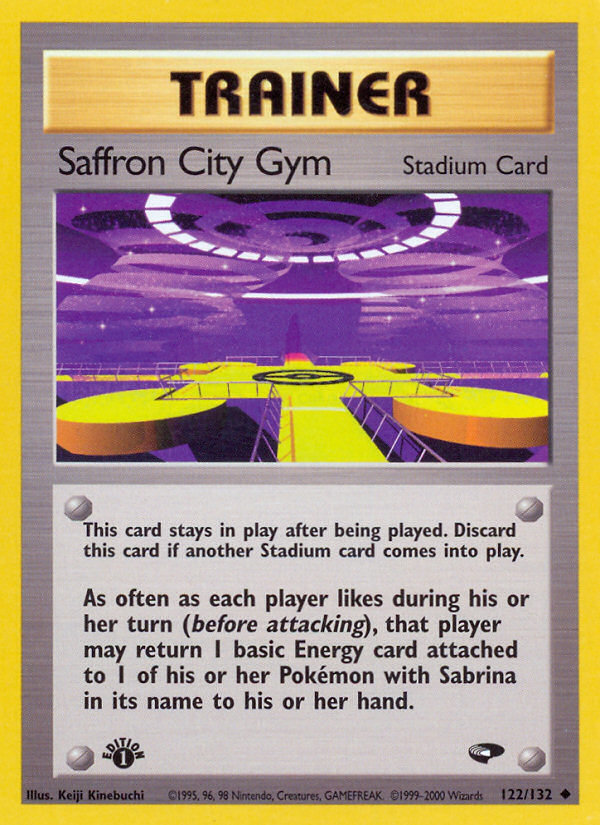 Saffron City Gym (122/132) [Gym Challenge 1st Edition] | Play N Trade Winnipeg