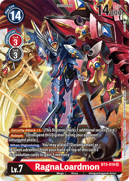 RagnaLoardmon [BT3-019] [Release Special Booster Ver.1.5] | Play N Trade Winnipeg