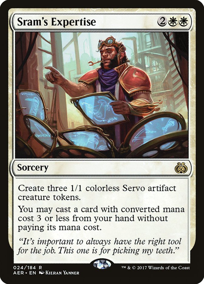 Sram's Expertise [Aether Revolt] | Play N Trade Winnipeg