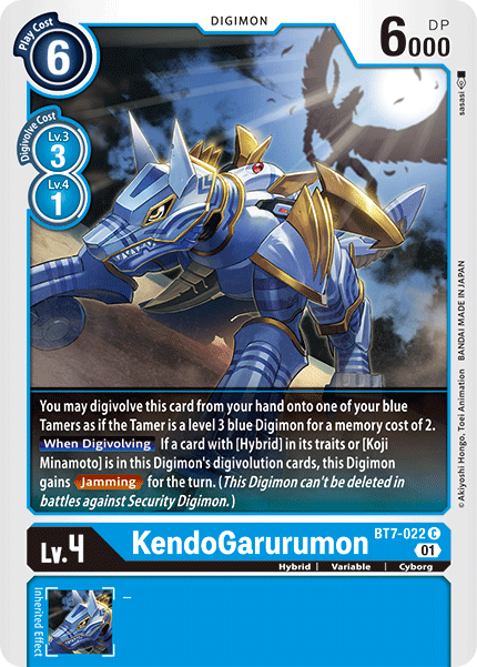 KendoGarurumon [BT7-022] [Next Adventure] | Play N Trade Winnipeg