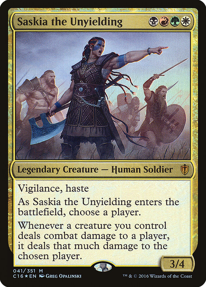 Saskia the Unyielding [Commander 2016] | Play N Trade Winnipeg