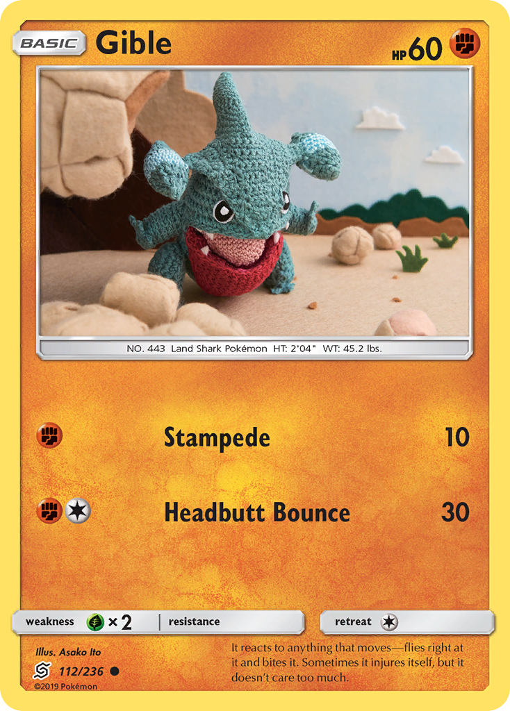 Gible (112/236) [Sun & Moon: Unified Minds] | Play N Trade Winnipeg