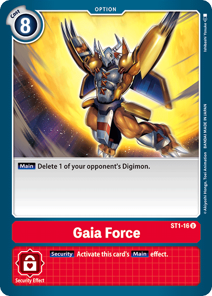 Gaia Force [ST1-16] [Starter Deck: Gaia Red] | Play N Trade Winnipeg