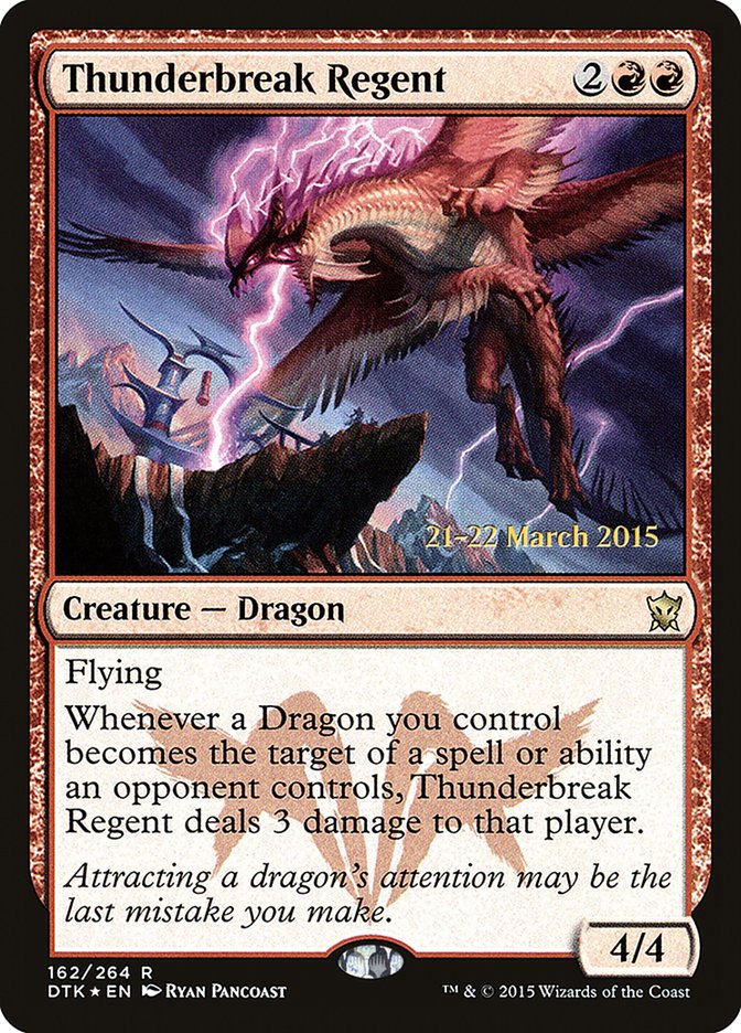 Thunderbreak Regent  [Dragons of Tarkir Prerelease Promos] | Play N Trade Winnipeg