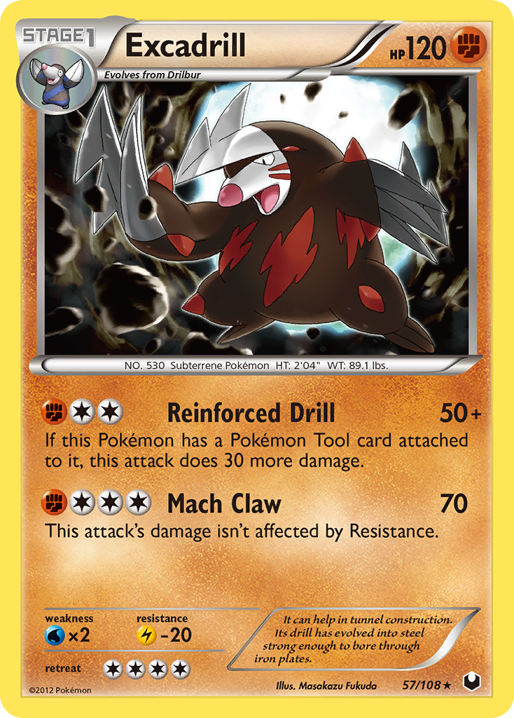 Excadrill (57/108) [Black & White: Dark Explorers] | Play N Trade Winnipeg