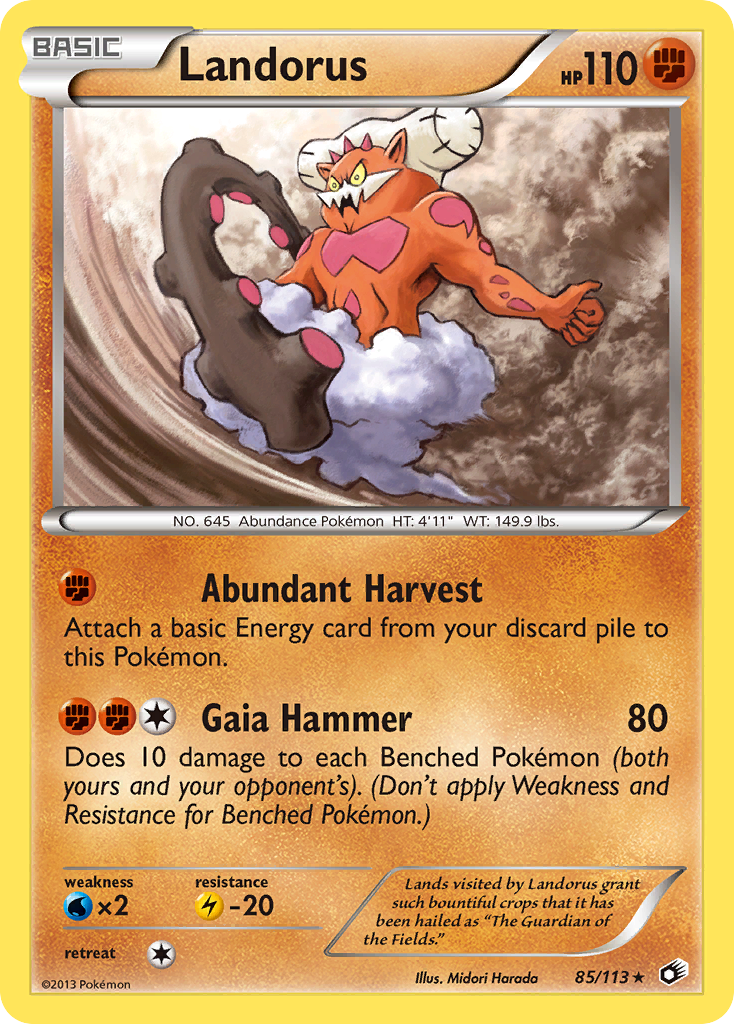 Landorus (85/113) [Black & White: Legendary Treasures] | Play N Trade Winnipeg