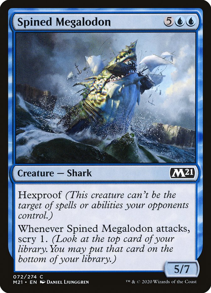 Spined Megalodon [Core Set 2021] | Play N Trade Winnipeg