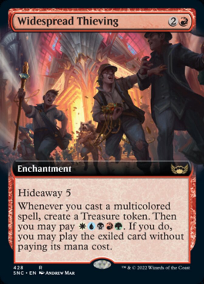 Widespread Thieving (Extended Art) [Streets of New Capenna] | Play N Trade Winnipeg