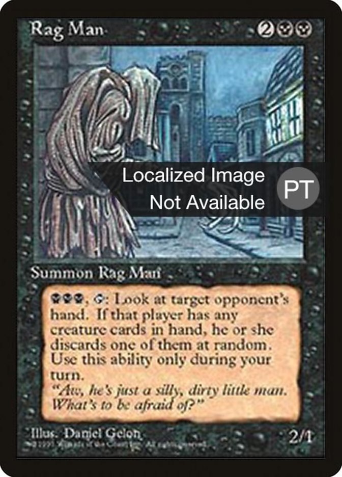 Rag Man [Fourth Edition (Foreign Black Border)] | Play N Trade Winnipeg