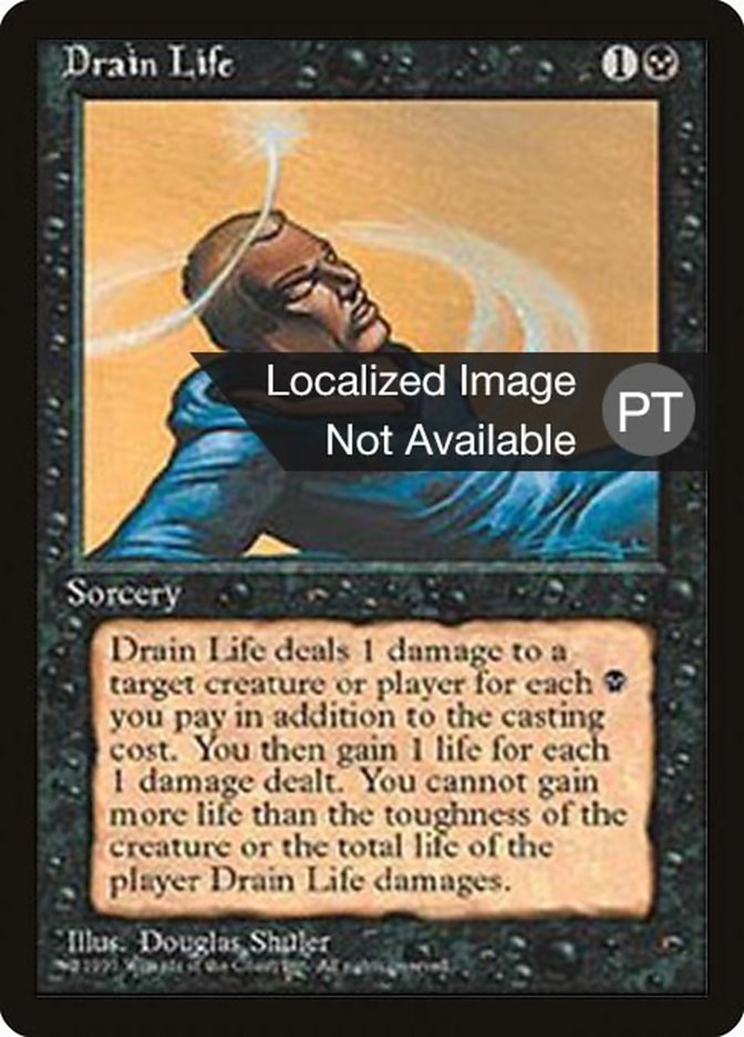 Drain Life [Fourth Edition (Foreign Black Border)] | Play N Trade Winnipeg