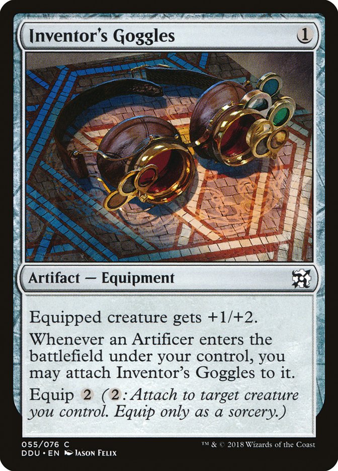 Inventor's Goggles [Duel Decks: Elves vs. Inventors] | Play N Trade Winnipeg