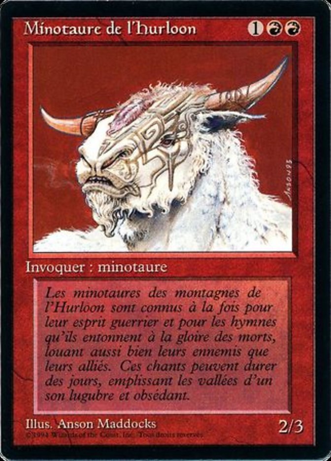 Hurloon Minotaur [Foreign Black Border] | Play N Trade Winnipeg