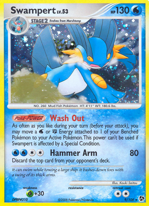 Swampert (9/106) [Diamond & Pearl: Great Encounters] | Play N Trade Winnipeg