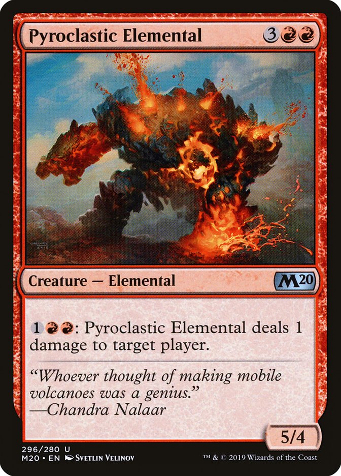 Pyroclastic Elemental [Core Set 2020] | Play N Trade Winnipeg