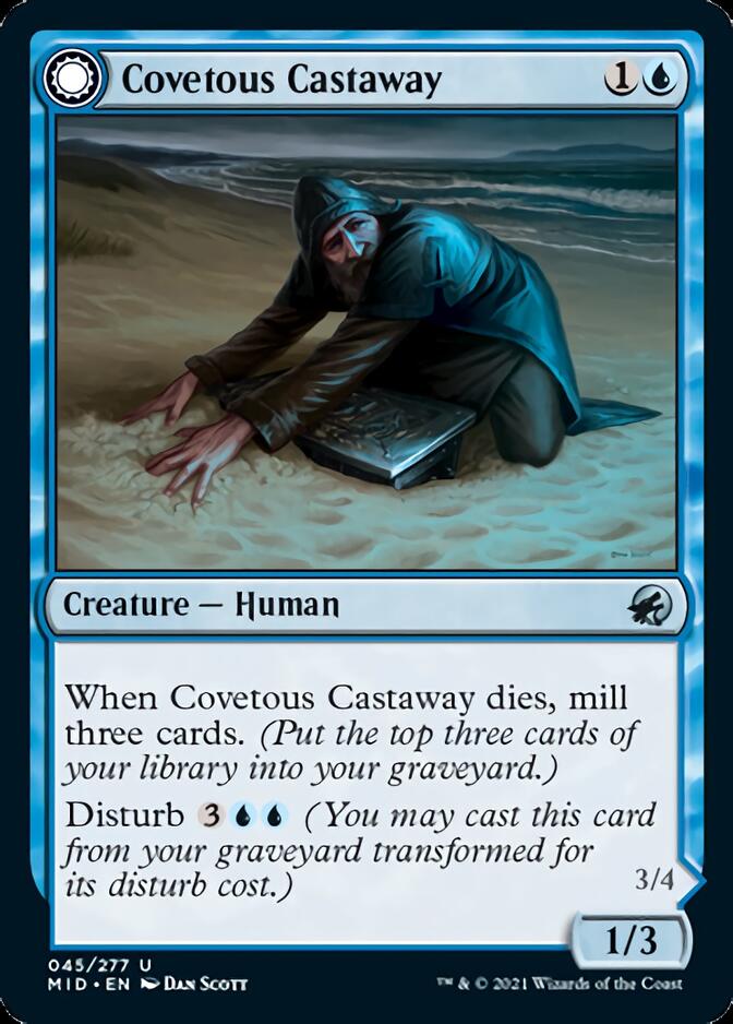 Covetous Castaway // Ghostly Castigator [Innistrad: Midnight Hunt] | Play N Trade Winnipeg